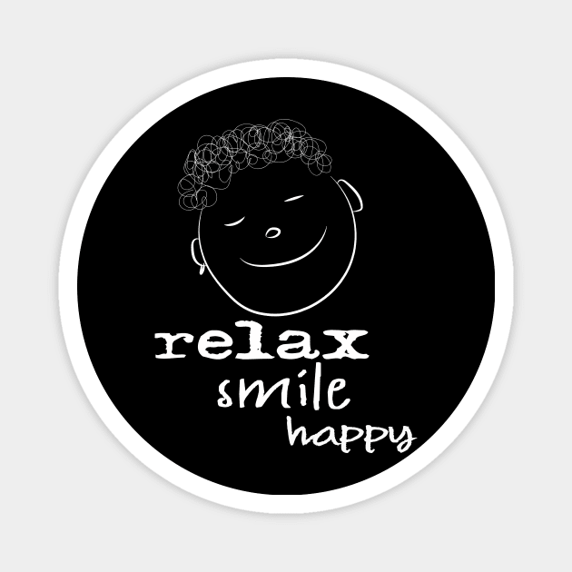 smile be happy Magnet by idirshop